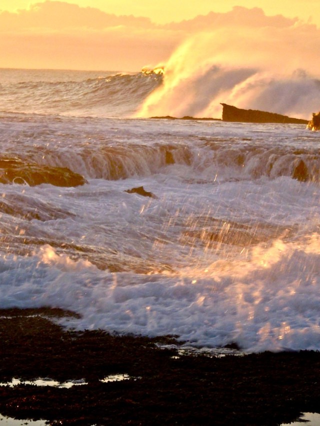 Advancing Tide at Sunrise