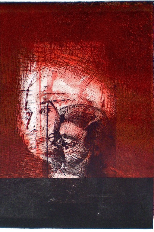 Growing Persona, 1/1, 2009,  intaglio and drypoint.