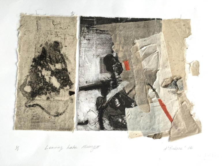 Leaving Lake Mungo, 2016