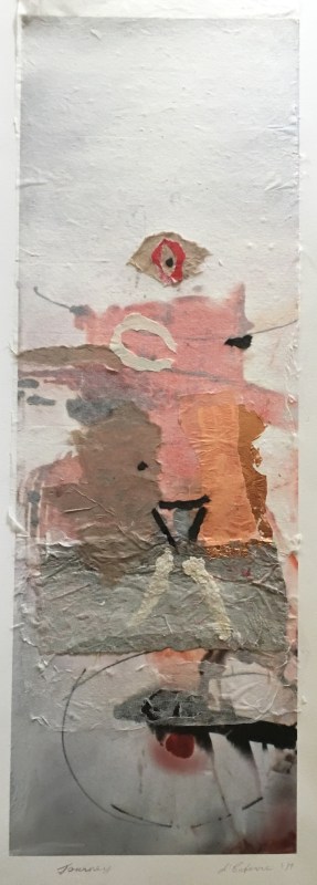 Contemporary landscape collage